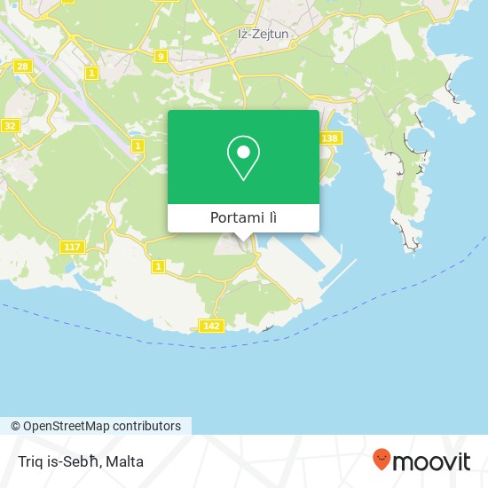 Mappa Triq is-Sebħ
