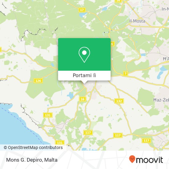 Mappa Mons G. Depiro