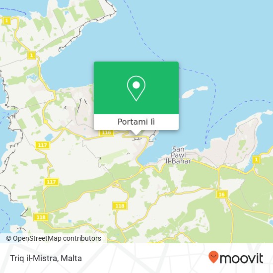 Mappa Triq il-Mistra