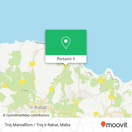 Mappa Triq Marsalforn / Triq ir-Rabat