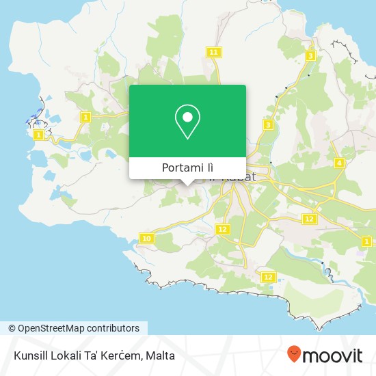 Mappa Kunsill Lokali Ta' Kerċem