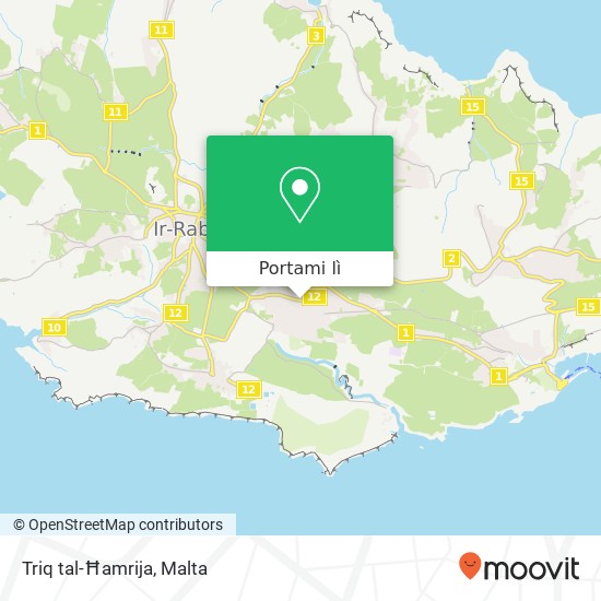 Mappa Triq tal-Ħamrija