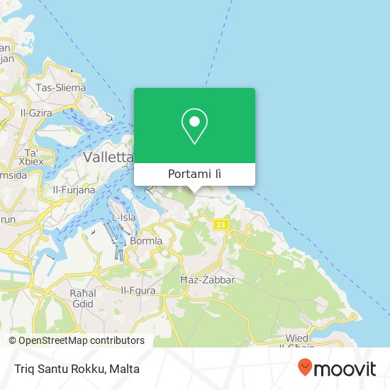 Mappa Triq Santu Rokku