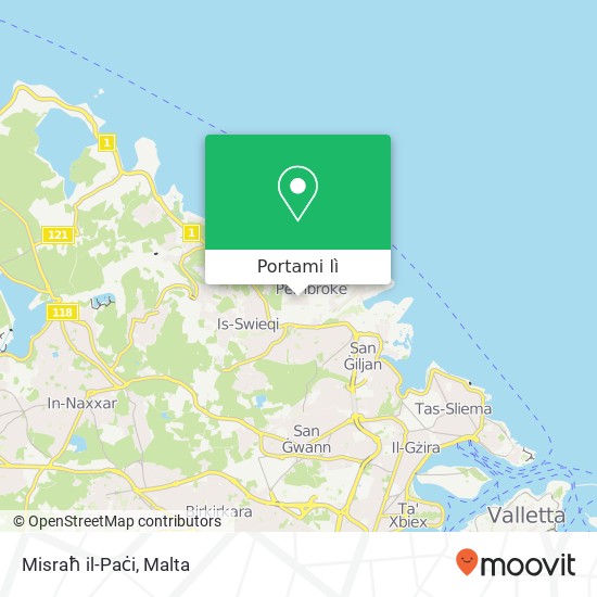 Mappa Misraħ il-Paċi