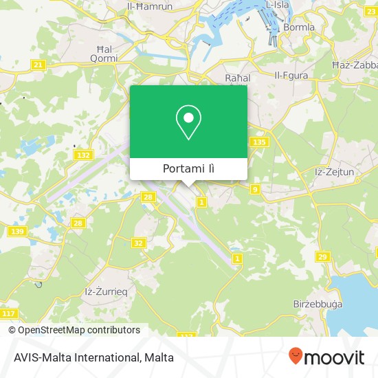 Mappa AVIS-Malta International