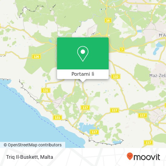 Mappa Triq Il-Buskett