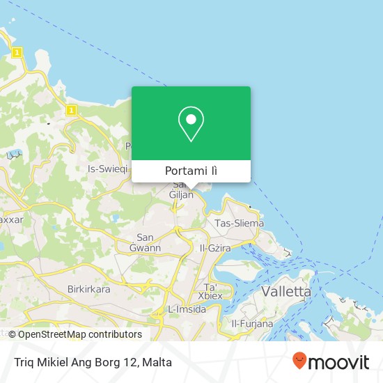 Mappa Triq Mikiel Ang Borg 12