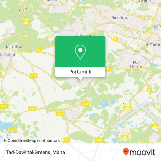 Mappa Tad-Dawl tal-Greens
