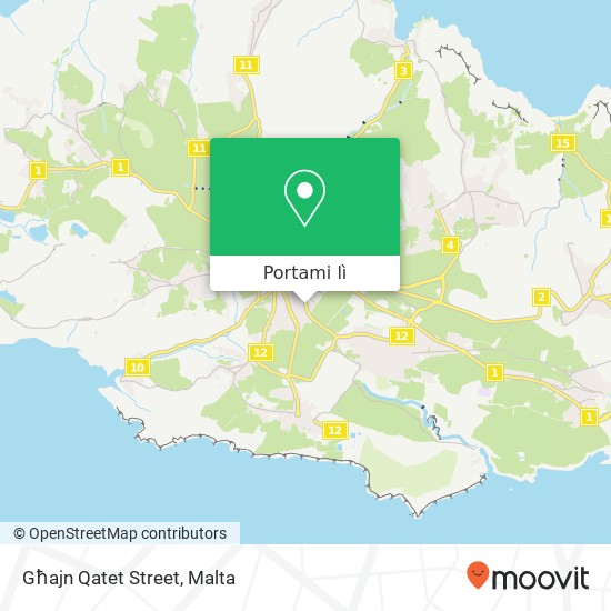 Mappa Għajn Qatet Street
