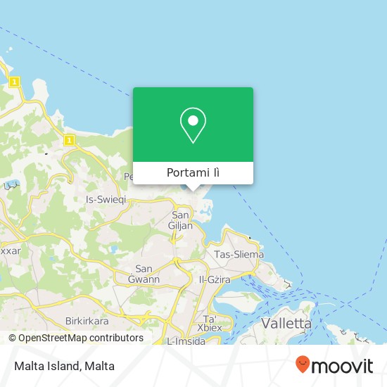 Mappa Malta Island