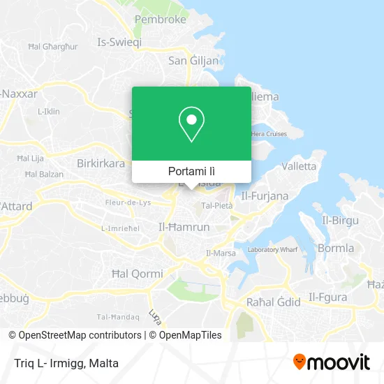 Mappa Triq L- Irmigg