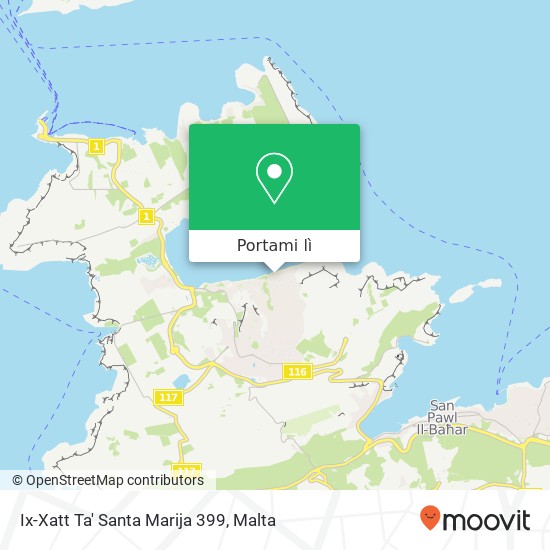 Mappa Ix-Xatt Ta' Santa Marija 399