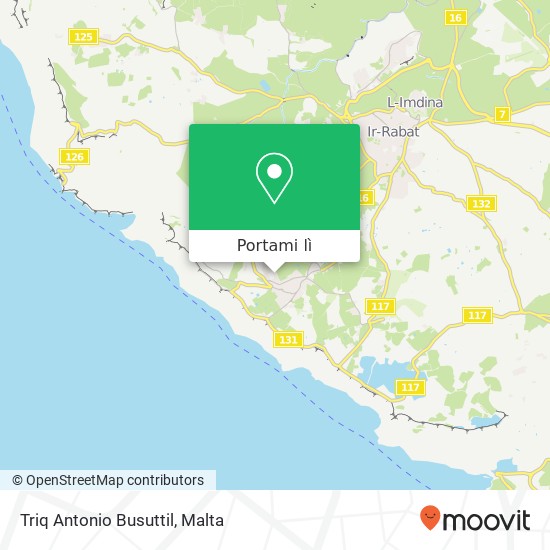 Mappa Triq Antonio Busuttil