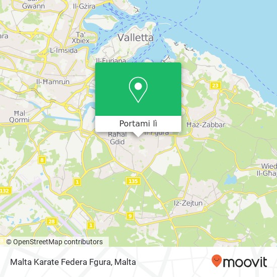 Mappa Malta Karate Federa Fgura