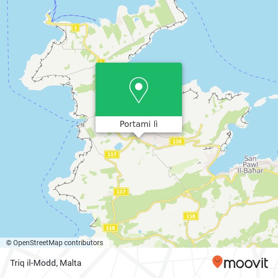 Mappa Triq il-Modd