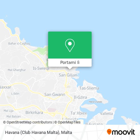 Mappa Havana (Club Havana Malta)