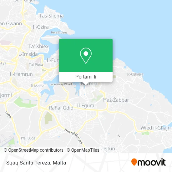 Mappa Sqaq Santa Tereza