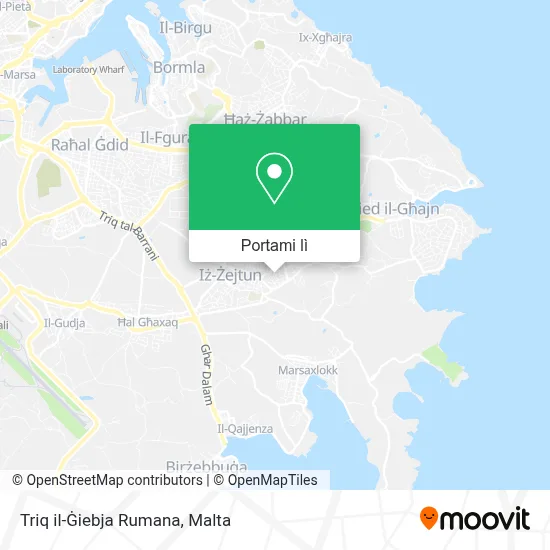 Mappa Triq il-Ġiebja Rumana