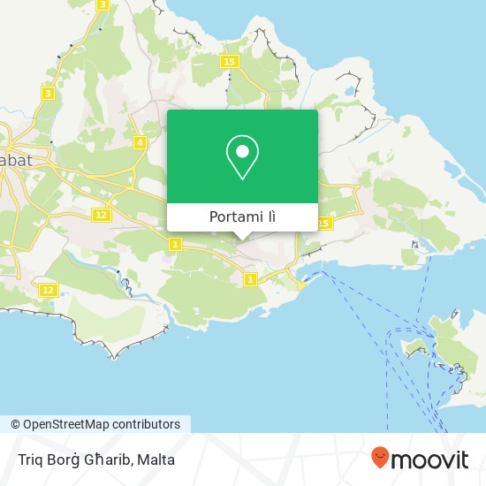 Mappa Triq Borġ Għarib