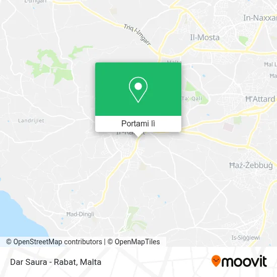 Mappa Dar Saura - Rabat