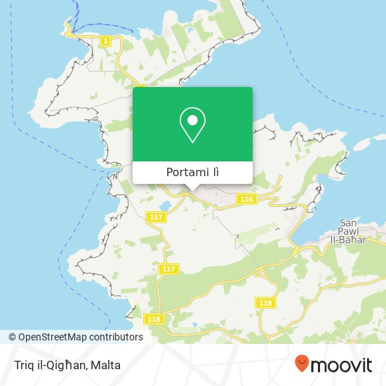 Mappa Triq il-Qigħan