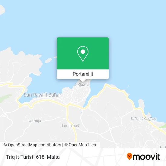 Mappa Triq it-Turisti 618