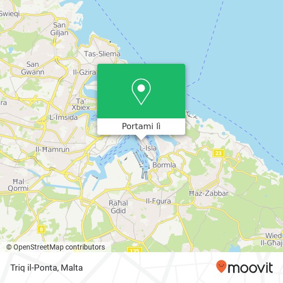 Mappa Triq il-Ponta