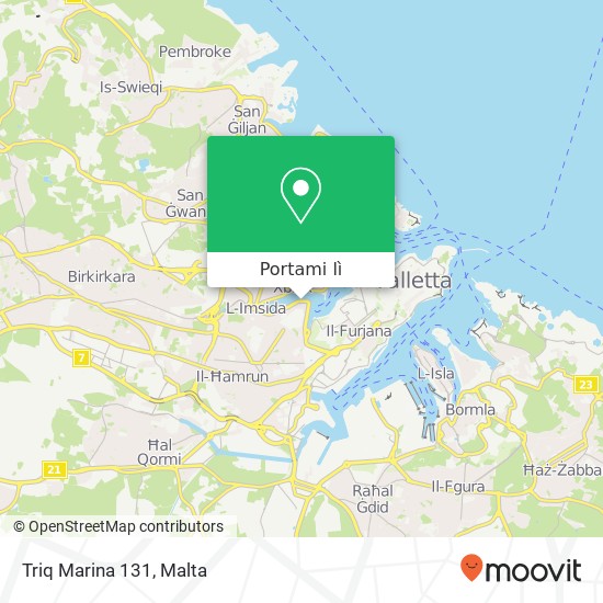 Mappa Triq Marina 131