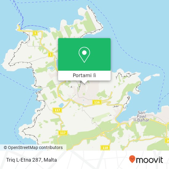 Mappa Triq L-Etna 287