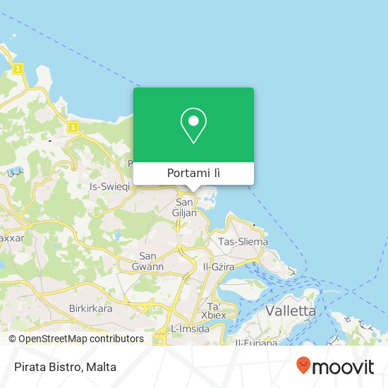 Mappa Pirata Bistro, Triq Gort San Ġiljan STJ