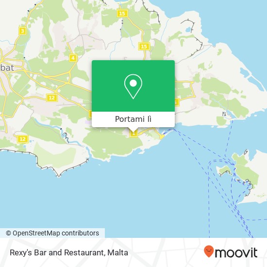 Mappa Rexy's Bar and Restaurant, Triq l-Imġarr Għajnsielem GSM