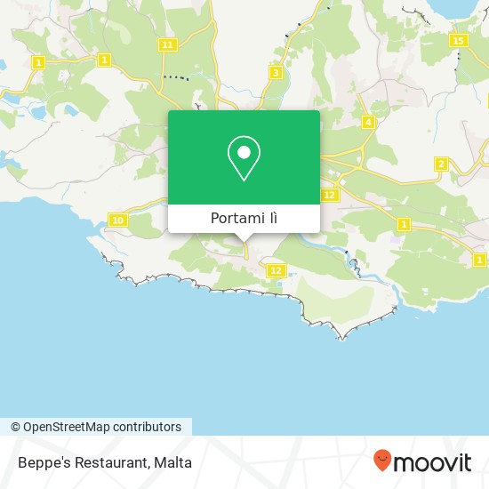 Mappa Beppe's Restaurant, Pjazza Santa Margerita Sannat SNT