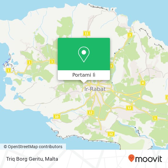 Mappa Triq Borg Geritu