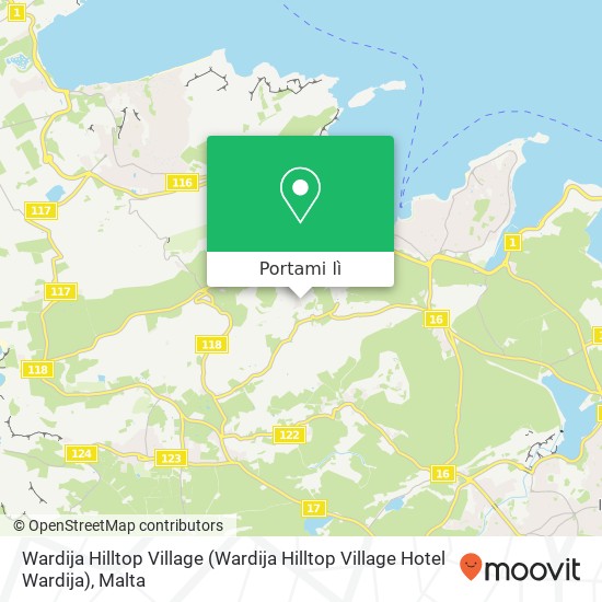 Mappa Wardija Hilltop Village