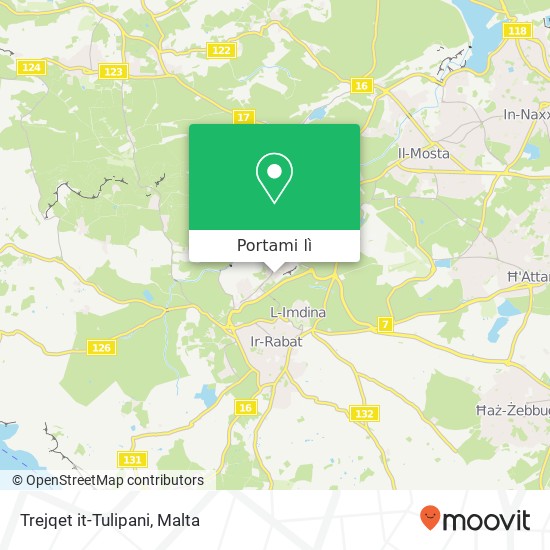 Mappa Trejqet it-Tulipani