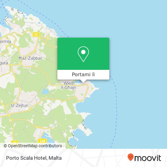 Mappa Porto Scala Hotel