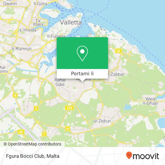 Mappa Fgura Bocci Club