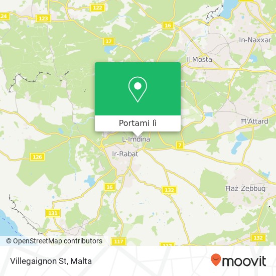 Mappa Villegaignon St