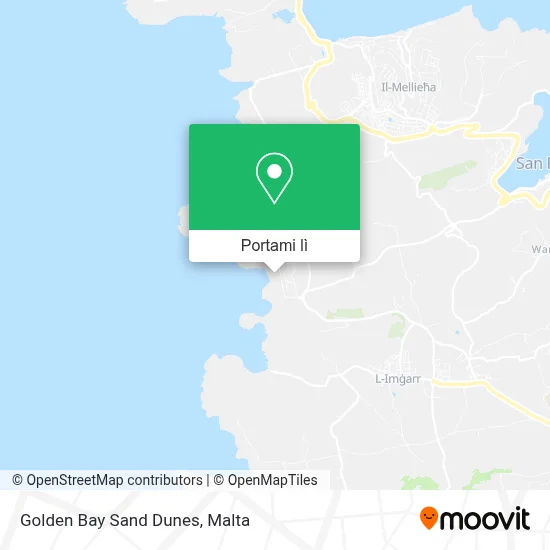 Mappa Golden Bay Sand Dunes