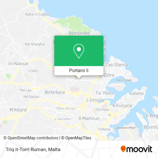 Mappa Triq it-Torri Ruman