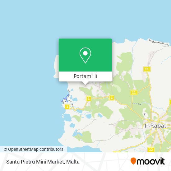 Mappa Santu Pietru Mini Market