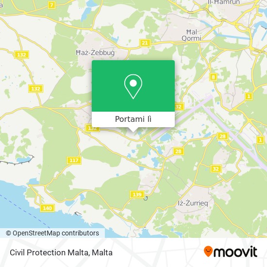 Mappa Civil Protection Malta