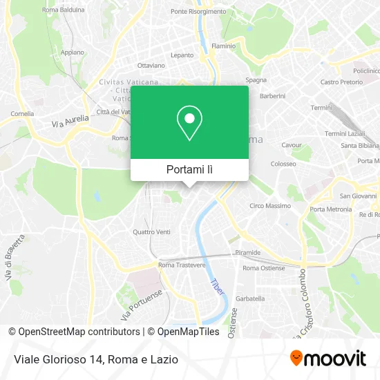Mappa Viale Glorioso 14