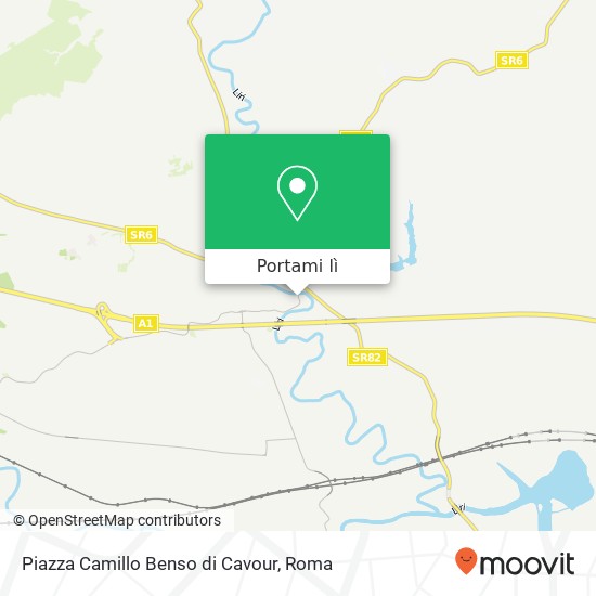 Mappa Piazza Camillo Benso di Cavour