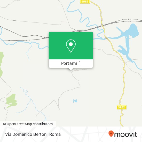 Mappa Via Domenico Bertoni