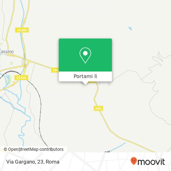 Mappa Via Gargano, 23
