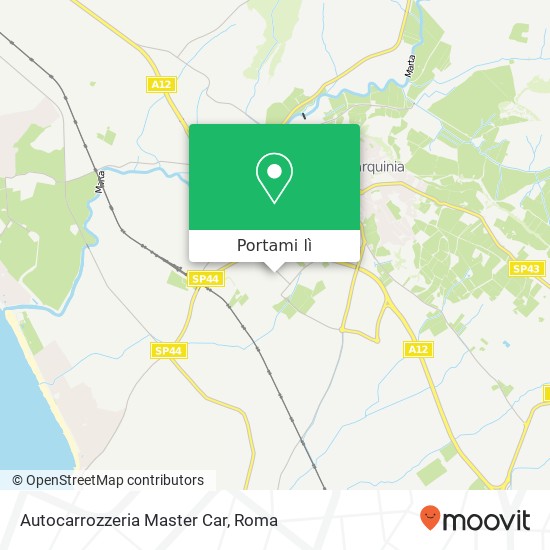 Mappa Autocarrozzeria Master Car