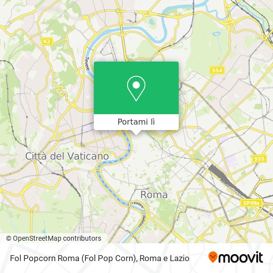Mappa Fol Popcorn Roma (Fol Pop Corn)