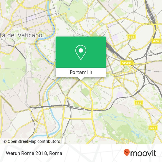 Mappa Werun Rome 2018