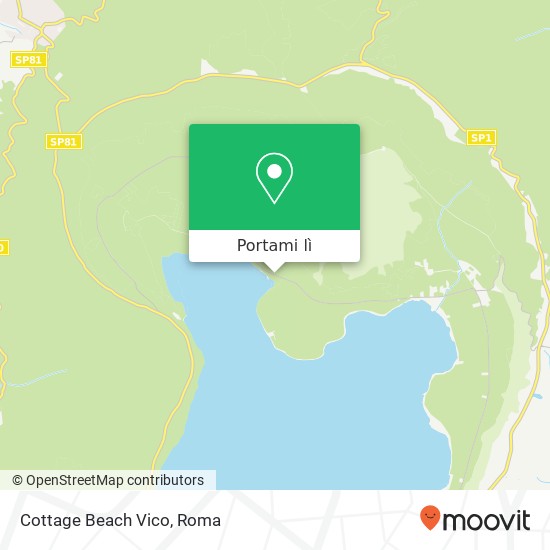 Mappa Cottage Beach Vico